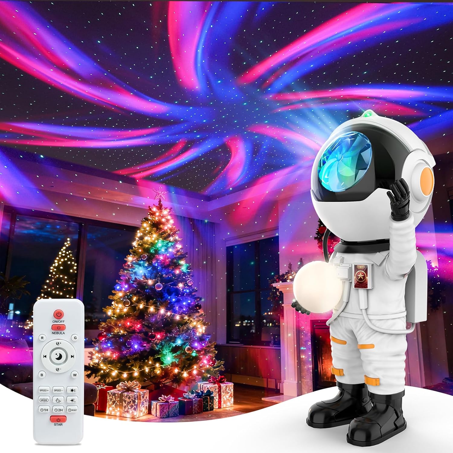 Astronaut Galaxy Projector – Extended Effects Set